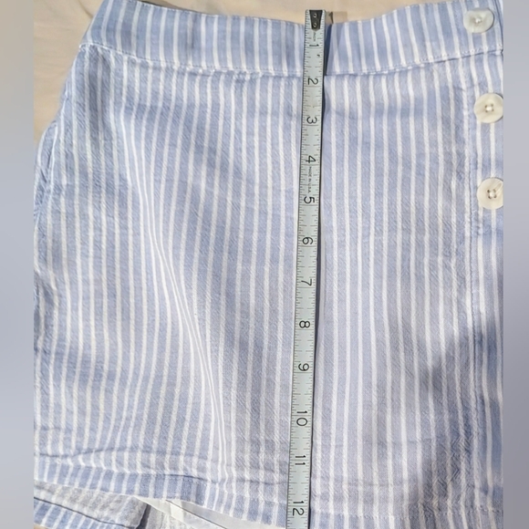 Abercrombie & Fitch Blue and White Wrap Top Girls Sz 9-10 - Picture 6 of 6